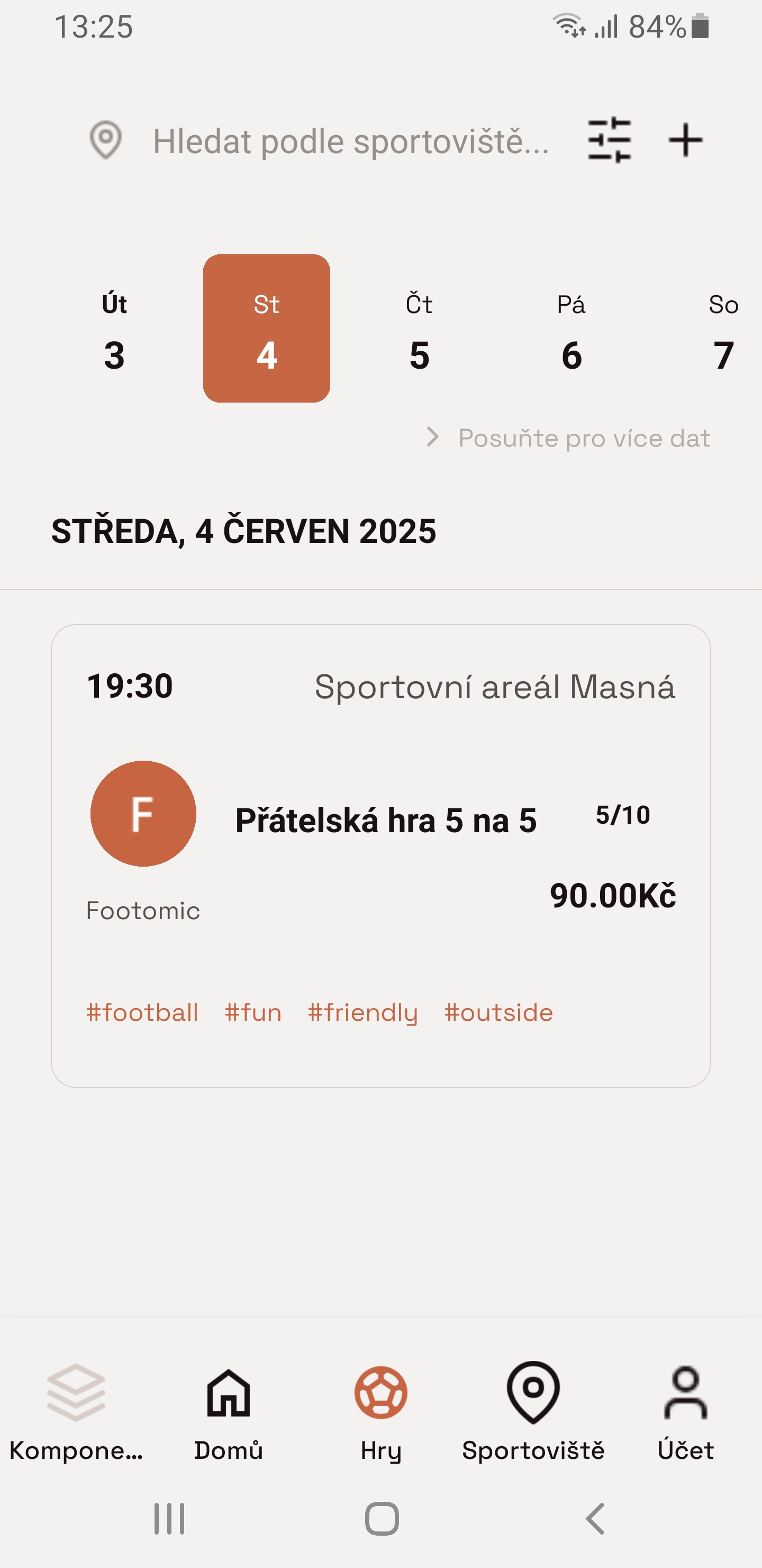 Footomic App Screenshot